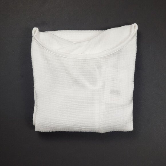 Andie Swim The Magdalena Kaftan Size S/M White Cotton Gauze Lightweight Cover-Up - Picture 16 of 16